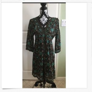 Trina Turk Long sleeve Floral dress